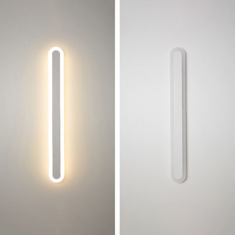 Modern Minimalist Style Linear Wall Sconce Lights Metal Wall Lighting for Living Room