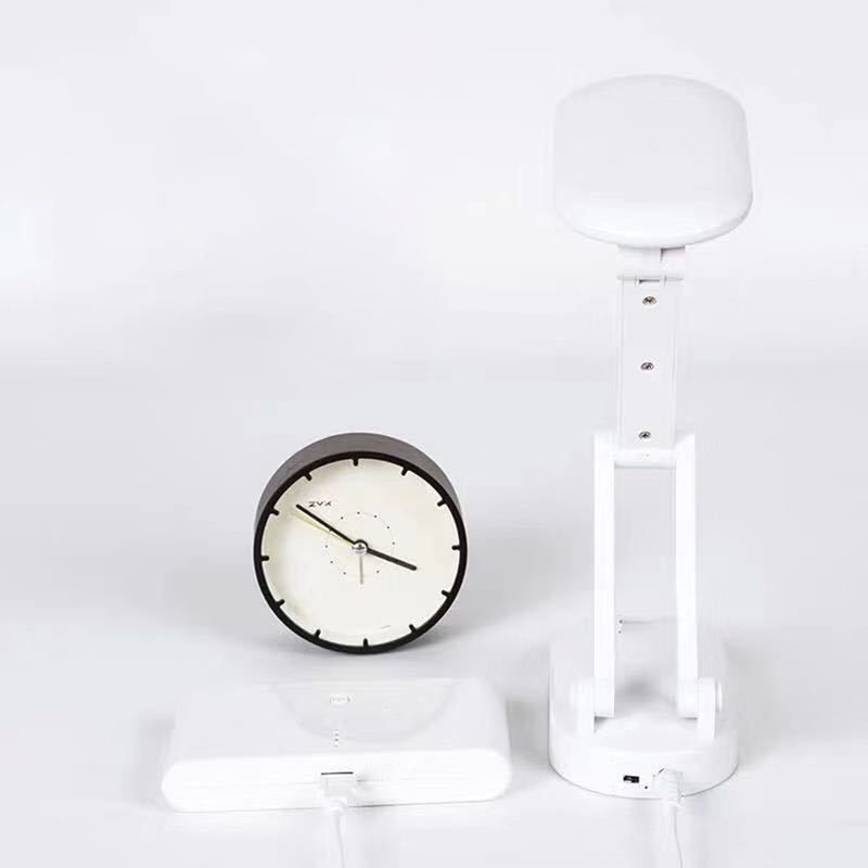 Modern Folding Table Lamp With USB Port Oval Touch-Sensor Control Table Light