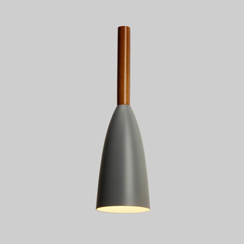 Cone Shape Hanging Light Modern Style Metal 1 Light Hanging Lighting for Living Room