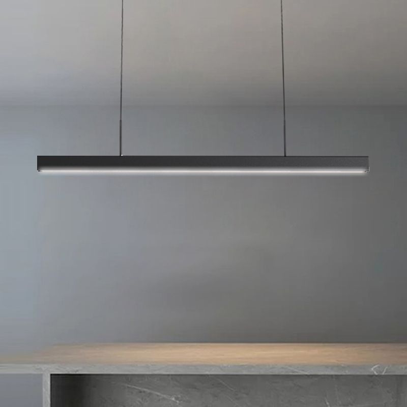 Lámpara moderna de la isla LED de la isla LED 1 cabeza de restaurante Lighting con sombra acrílica