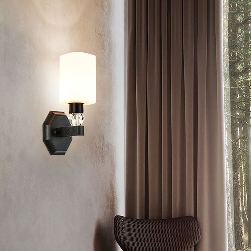 Cylinderical Wall Sconce Nordic Minimalist Style Iron Sconce Wall Light