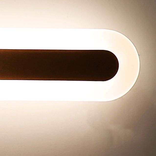 Metall Lineare Form Wandlicht moderner Stil 1-Licht-Wandmontageleuchte