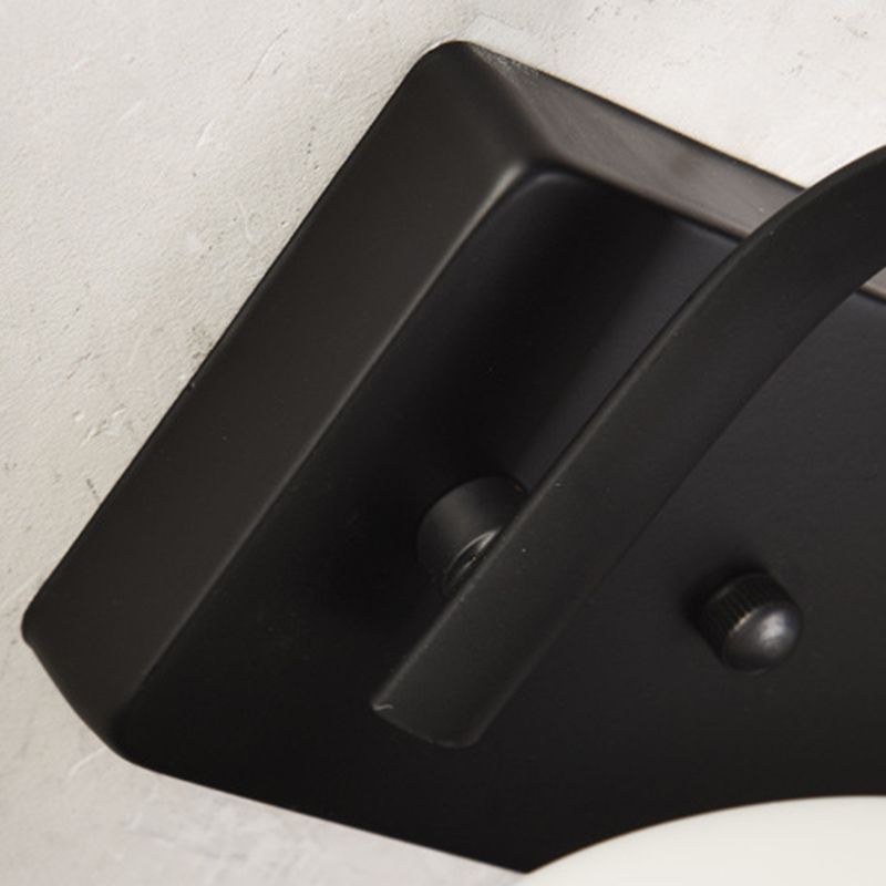 Forma sferica in stile moderno con applione da parete in lampadina 1 Metal 1 Sconce leggera per capezzale dell'hotel