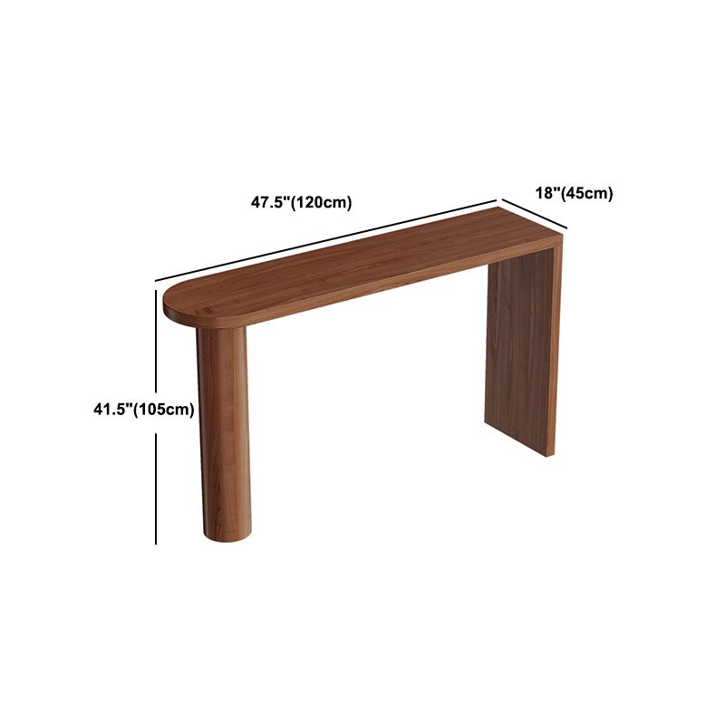 Modern 1/3/5 Pieces Bar Table Set Rubber Wood Counter Table for Living Room