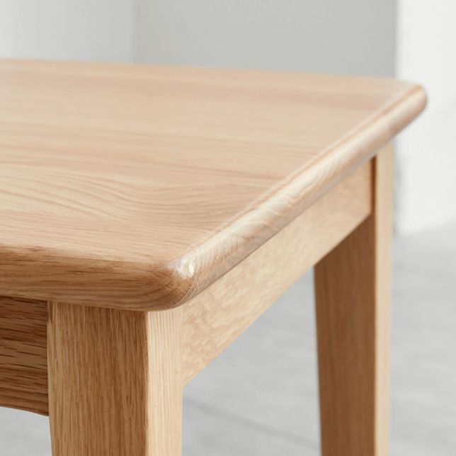 Contemporary Wood Open Back Armless Dining Chairs for Dining Room
