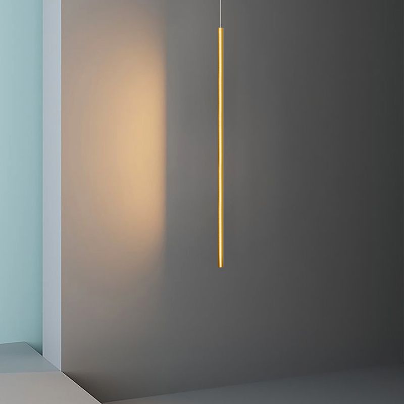 Eigentijdse hangende hanglamp lineaire hanger voor slaapkamer in de woonkamer