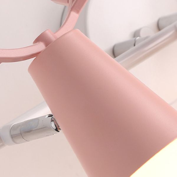 Modern Colorful Wall Sconce Light Creative Antlers Wall Light Fixture for Bedroom