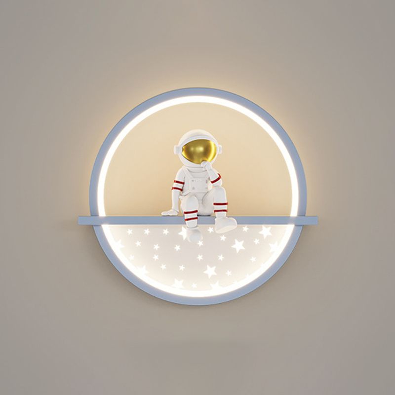 Cartoon LED Wall Mount Light Children Wall Light with Acrylic Shade for Bedroom