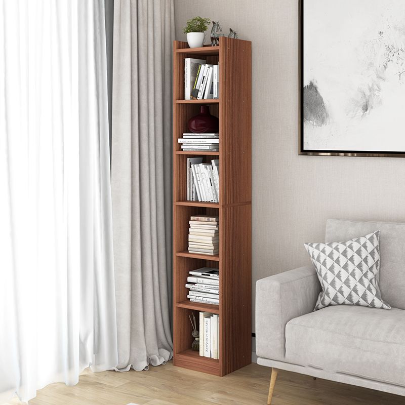 Engineer Wooden Bookcase Modern Home Living Room Corner Bookshelf