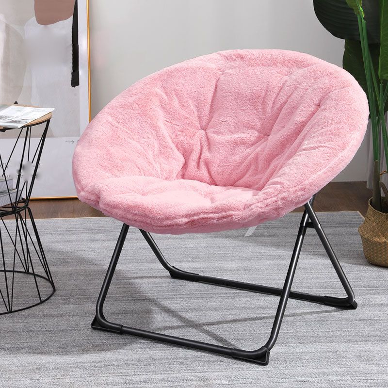 Nordic Armless with Black Legs Fixed Back Living Room Parsons Chair