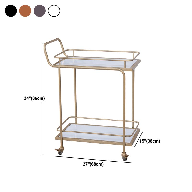 Rolling Modern Prep Table Stone 33.86" High Prep Table for Restaurant