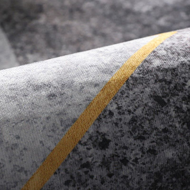Gorgeous Area Carpet Modern Washable Carpet Polyester Indoor Rug with Non-Slip Backing