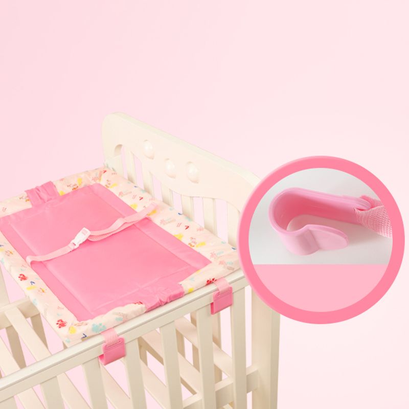 Matte Crib Top Changer Upholstered Changing Table with Seat Belt