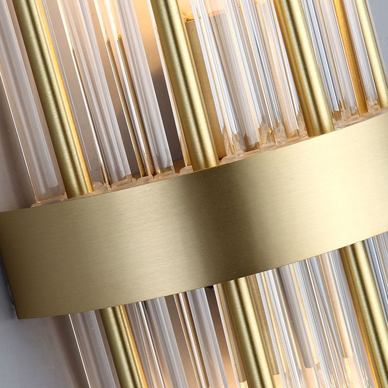 Modern Household Wall Sconce Crystal Shade Wall Lamp for Drawing Room Living Room