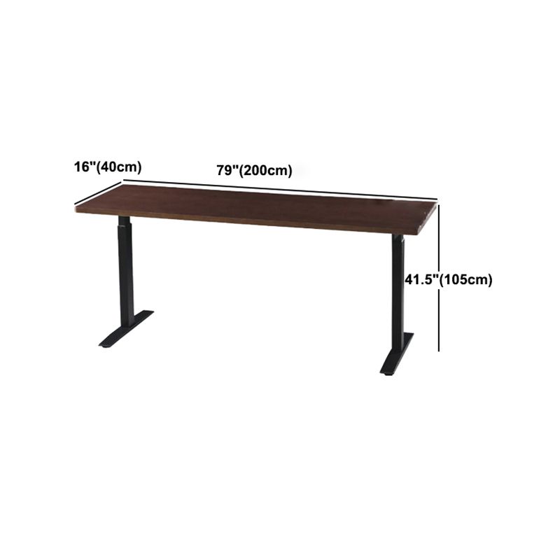 Industrial Style Wood Top Counter Table Liftable Bar Table for Coffee Shop
