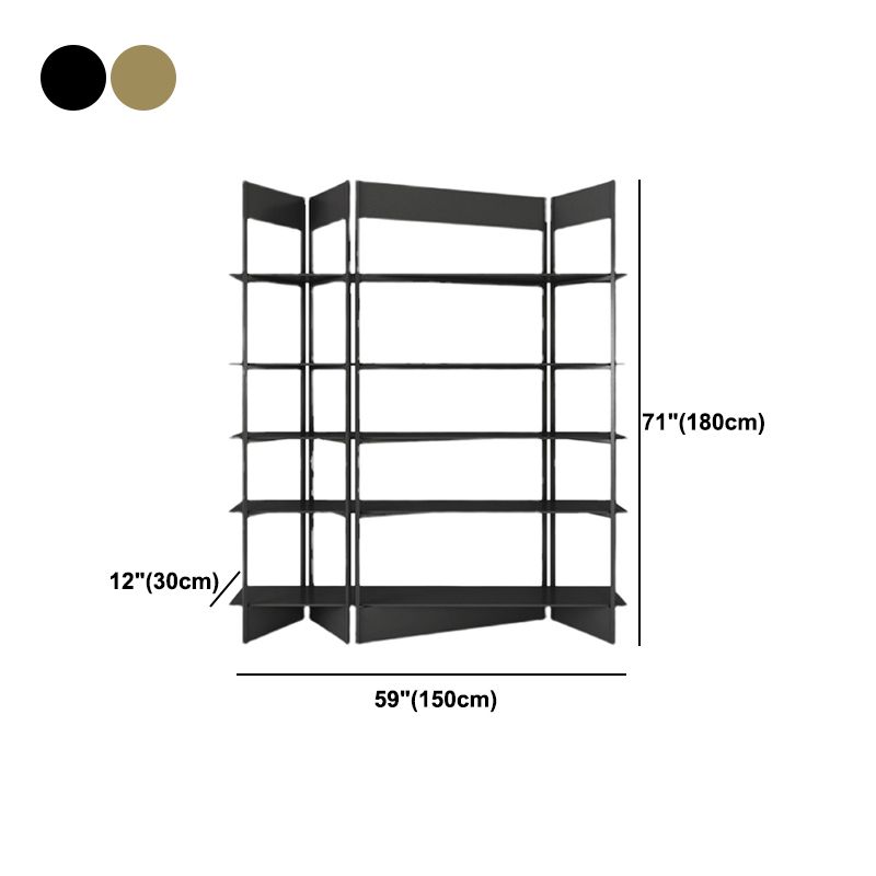 Libreria in stile industriale 5 scaffali aperte libreria per ufficio a casa