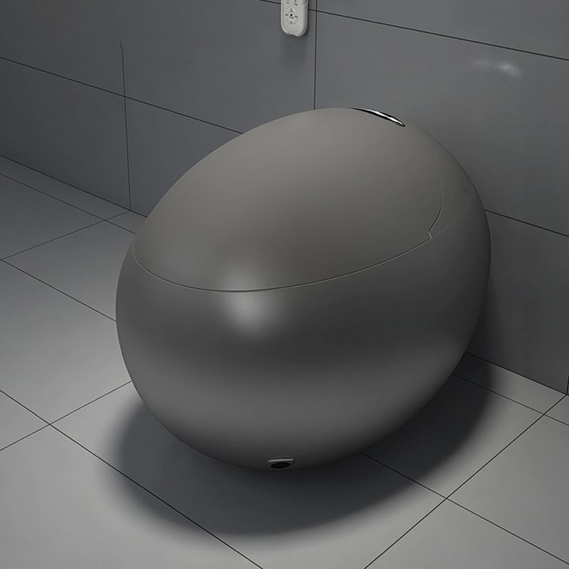 Water Pressure Control Floor Mount Bidet in Black Heated Seat Bidet