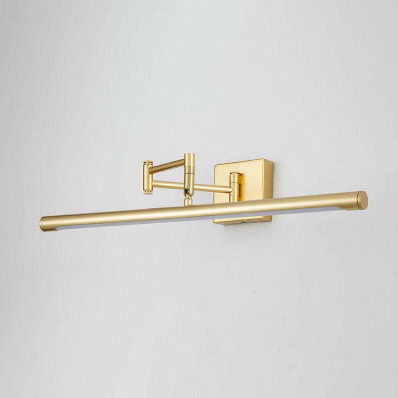Modern Style Linear Vanity Lighting Fixtures Metal 1 Light Vanity Mirror Lights