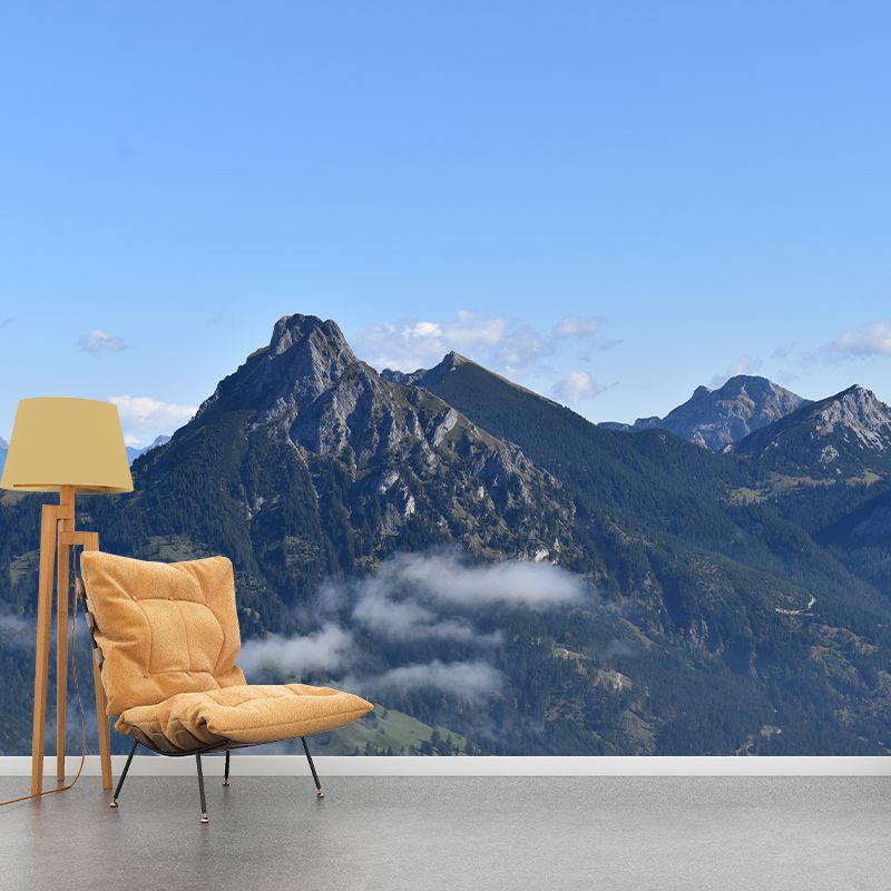 Mountain Landscape Mural Wallpaper for Living Room Decor, Made to Measure