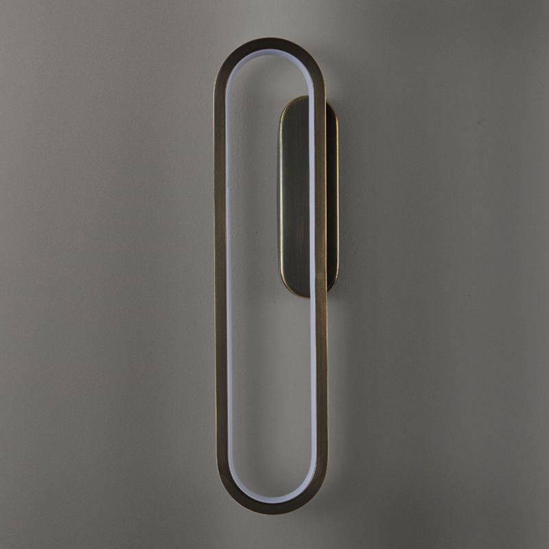 Contemporary Linear Wall Mount Lighting Fixture Minimalist LED Wall Sconce
