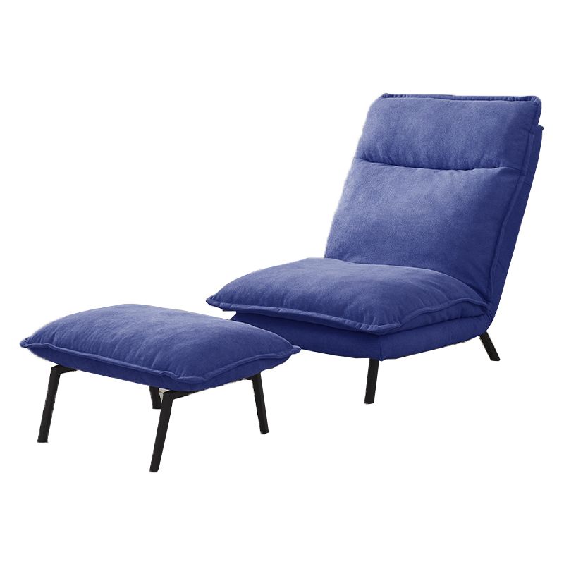 30.11" Wide Velvet Convertible Chair Armless Chair with Removable Cushions