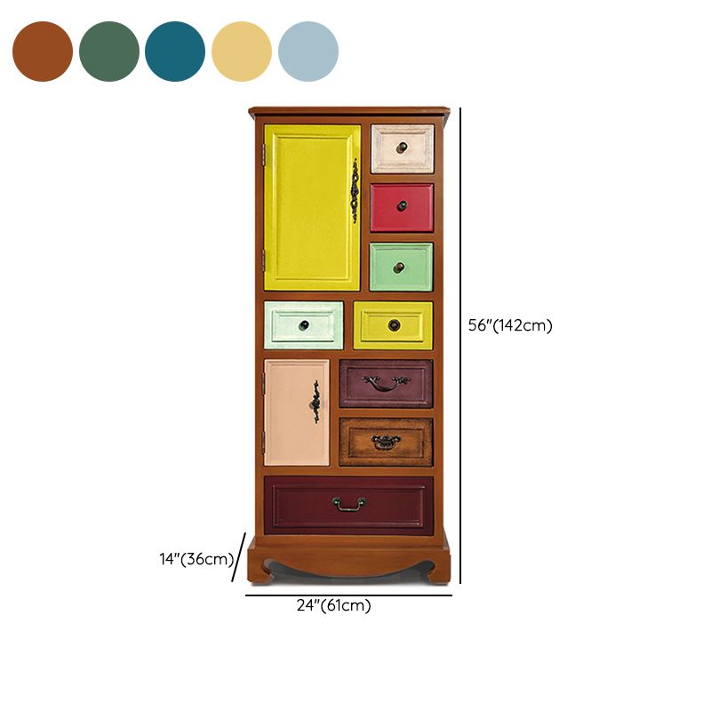 Coastal Birch Storage Chest Dresser Horizontal Storage Chest for Bedroom