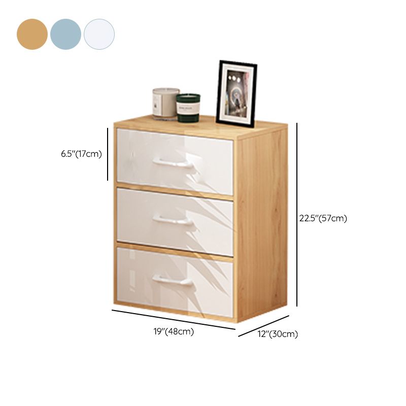 Contemporary Wood Storage Cabinet Modern Drawers Included Accent Chest