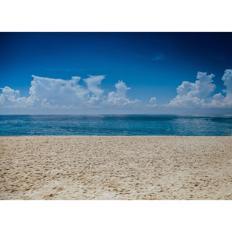 Oversized Sea Mural Wallpaper Modern Style Photography Wall Decor for Home