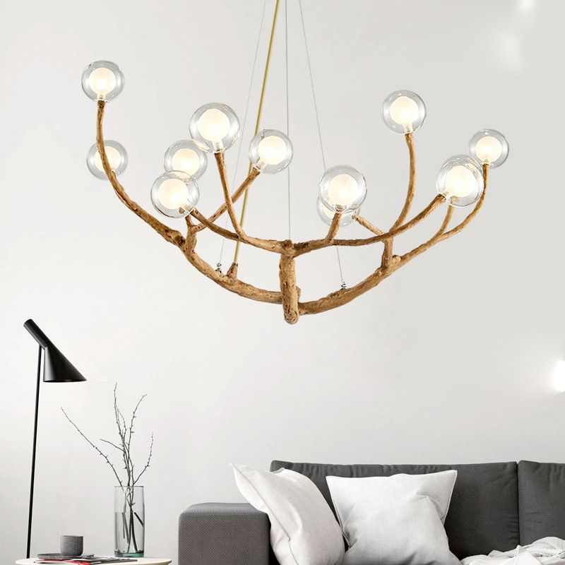 Lampadino Creative Creative Creative Contemporary Light Lights Aibeli del soffitto in vetro chiaro per la caffetteria