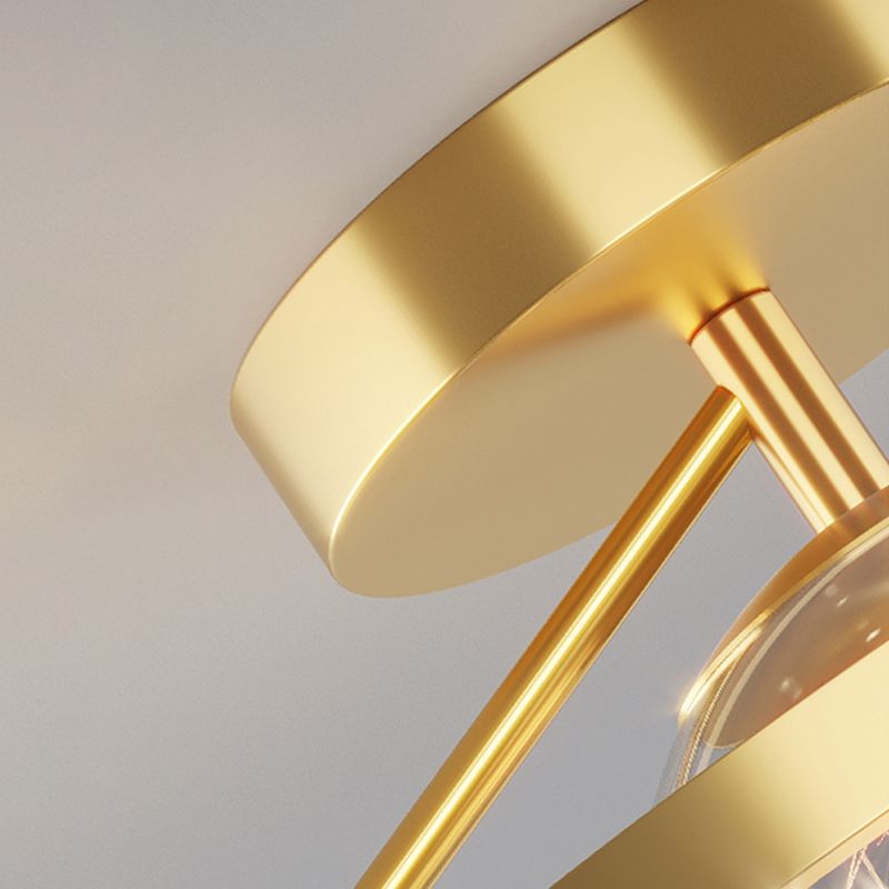 Lámpara moderna de la esfera de la esfera metal 3 luz de techo de montaje de altura de luz