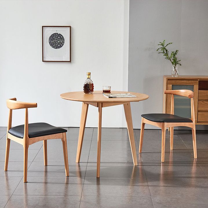 Wood Top Dining Table Restaurant Living Room Contemporary Table