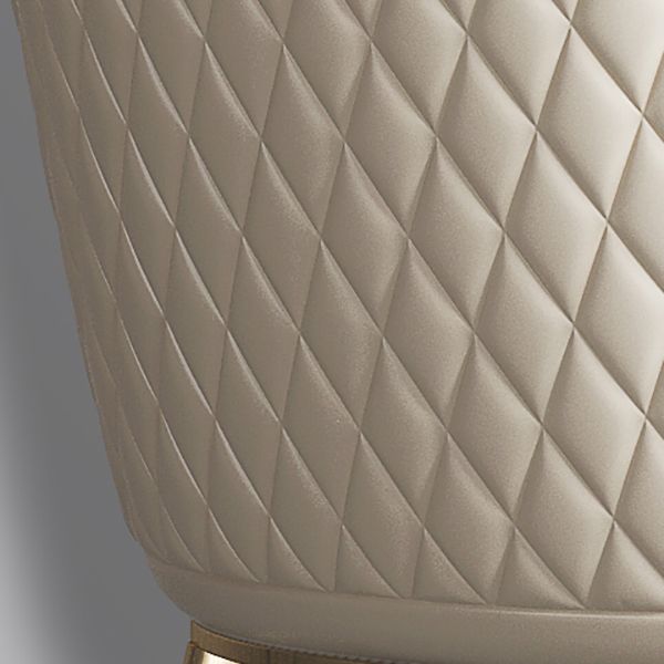 Parsons Armless Dining Chairs Glam Dining Side Chair for Home