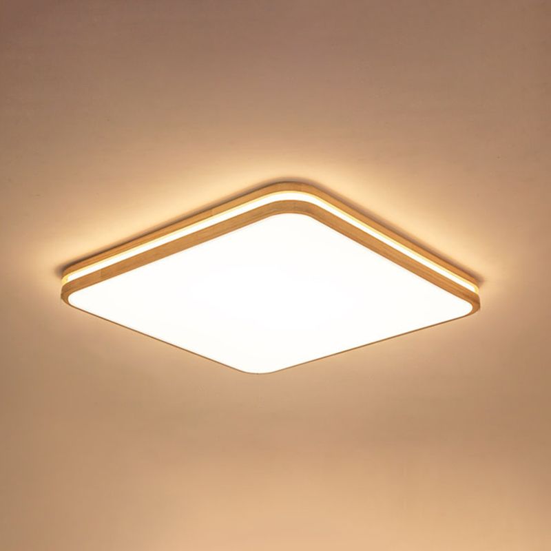 Plafonnier moderne en acrylique à 1 lumière, luminaire de plafond pour chambre à coucher