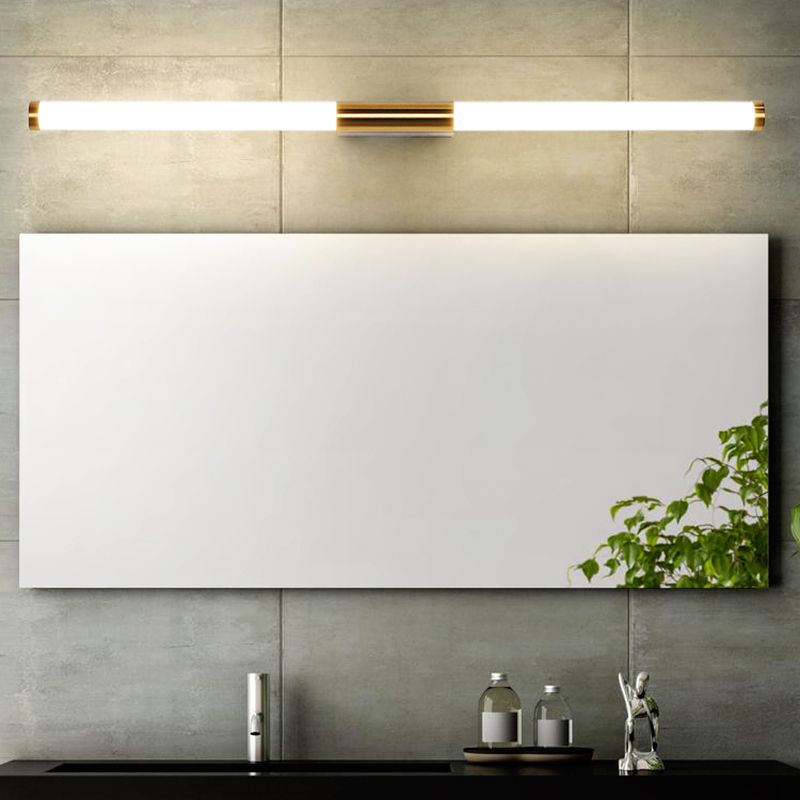 Tube metalen wand gemonteerd licht Simplicity Style LED goudzwart wandlamp armatuur