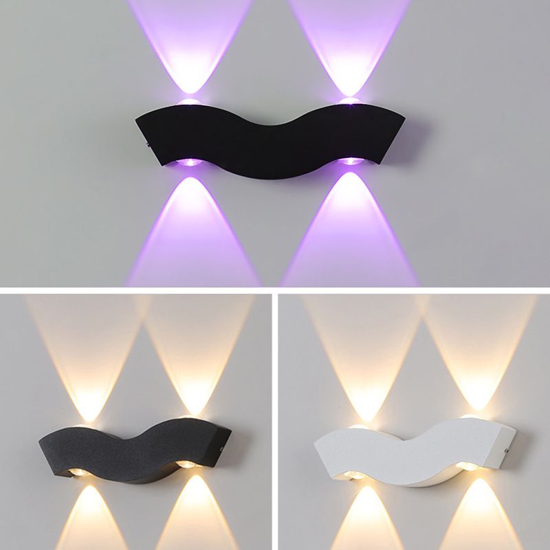 Modern Minimalist Style Wall Sconce Lighting Metal Wall Lighting Ideas for Exterior Wall