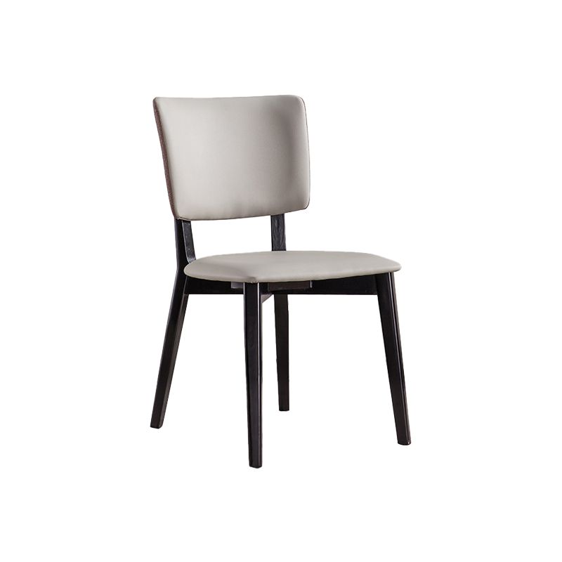 Dining Room Upholstered Chair Industrial Home Faux Leather Dining Chair