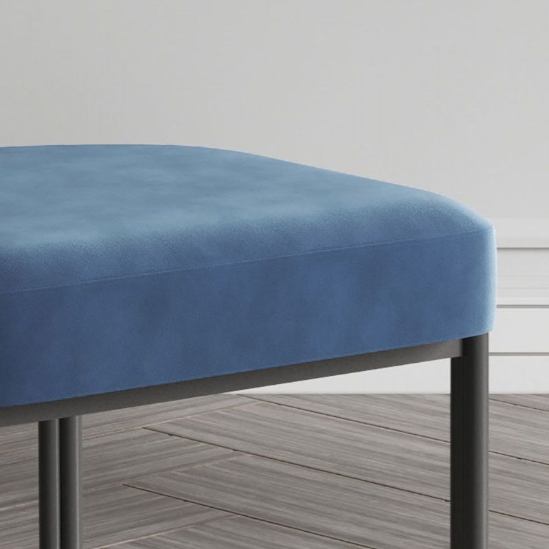 Chaise d'appoint de café en velours de style designer, chaise de salle à manger ouverte aux couleurs fraîches (Ensemble de 2)