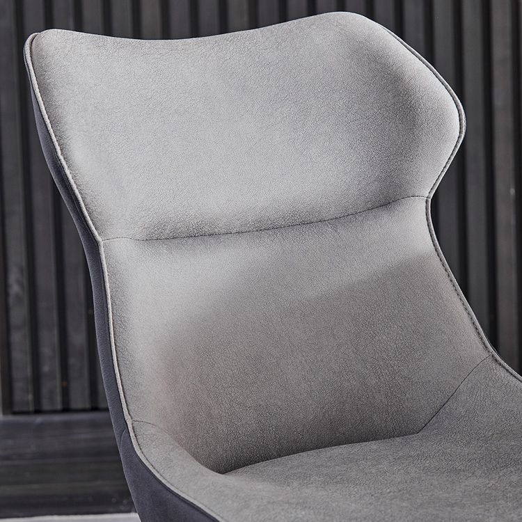 Modern Style Kitchen Dining Side Chair Polyurethane Dining Chair with Carbon Steel Legs