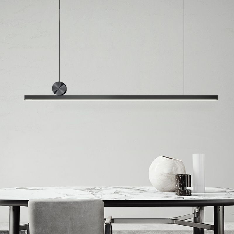 Luce di lusso Nordic Simple Slease LED LED Isola sospesa Luce a ciondolo per sala da pranzo