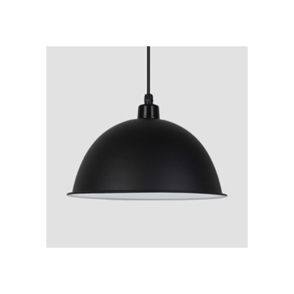 Nordic Stylish Bowl Hanging Light Single Light Aluminum Pendant Lamp for Gallery Cafe