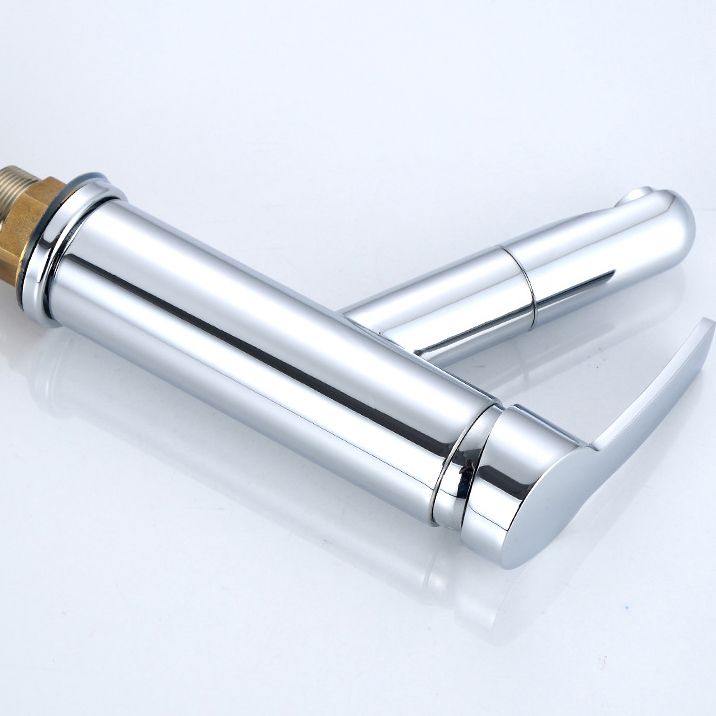 Contemporary Style Faucet Single Handle Vessel Sink Bathroom Faucet
