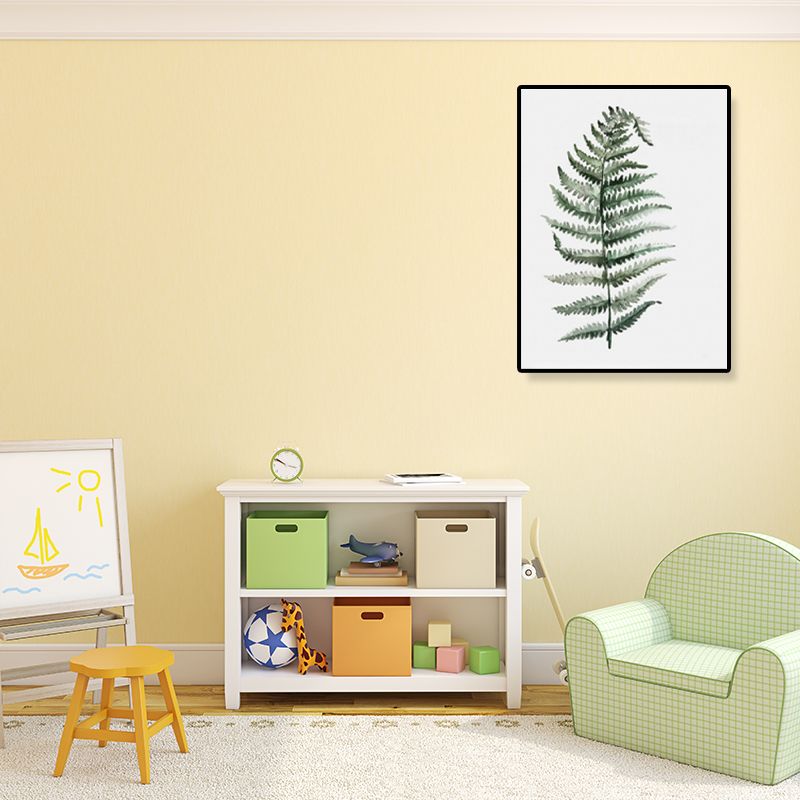 Minimalistische Botanics canvas print zachte kleur getextureerde muurkunst voor keuken, meerdere maten