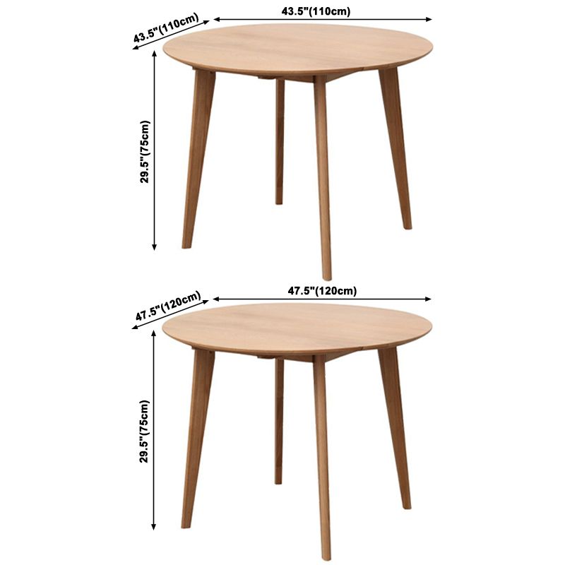 Modern Oak Solid Wood Table Rectangle Dining Table with 4 Legs for Restaurant