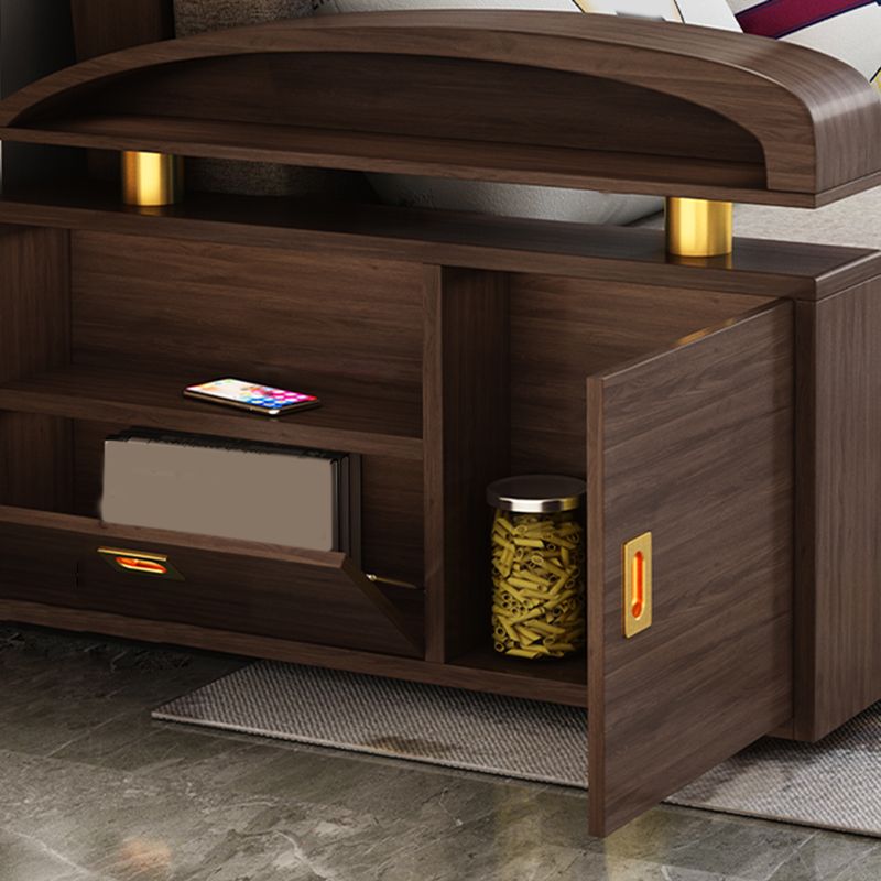 Glam Convertible Sofas Solid Wood Foldable Sleeper Sofa with Storage