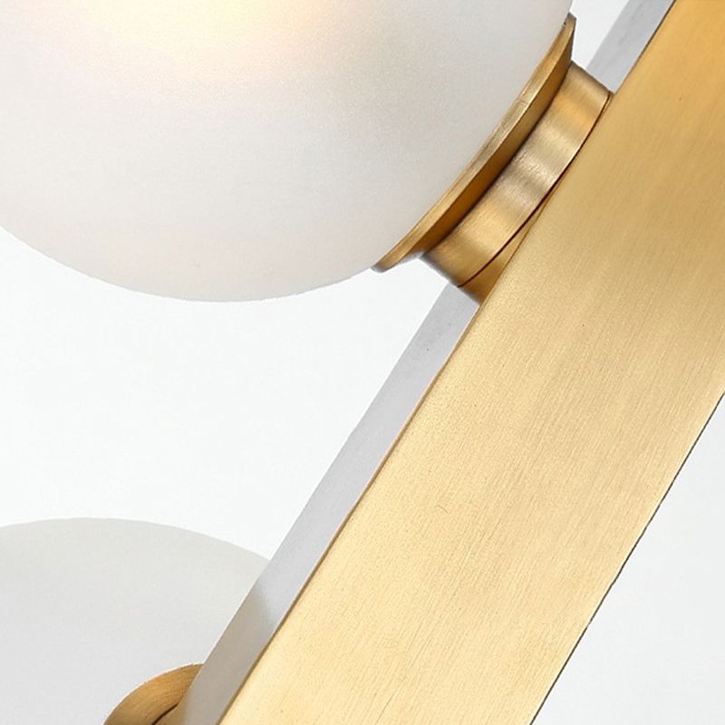 Simplicity Linear Hanging Pendant Lights Glass Pendant Light Fixtures in Gold