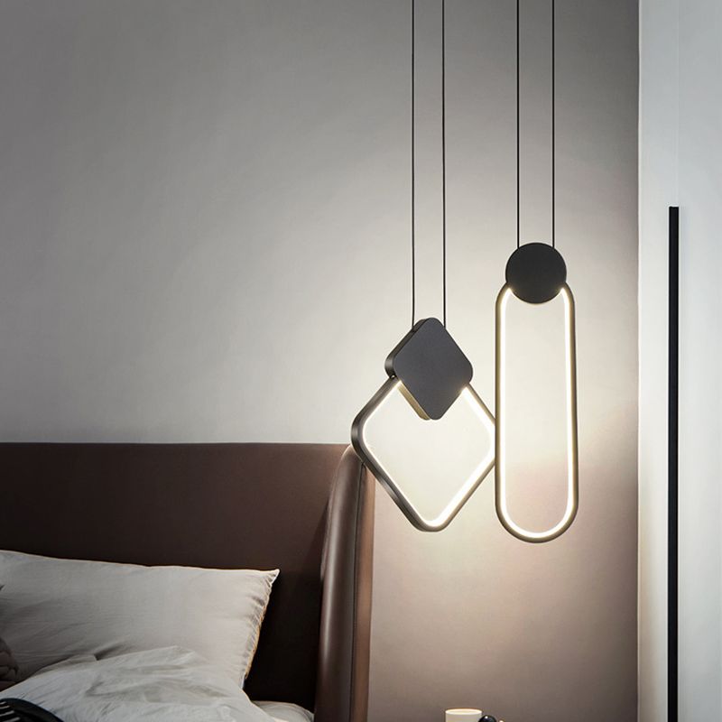 Luci a soffitto a sospensione moderna Gel silice 1 1 lampada a soffitto leggero