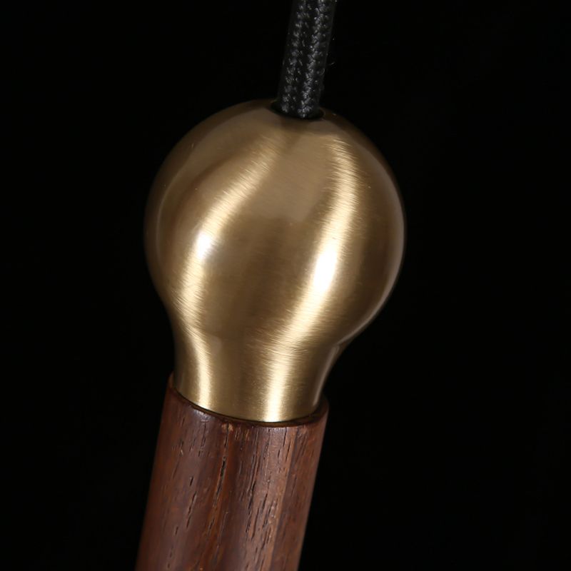 Multi -Light -kugelhaltiger Anhänger moderner Holzhängung Licht für Wohnzimmer