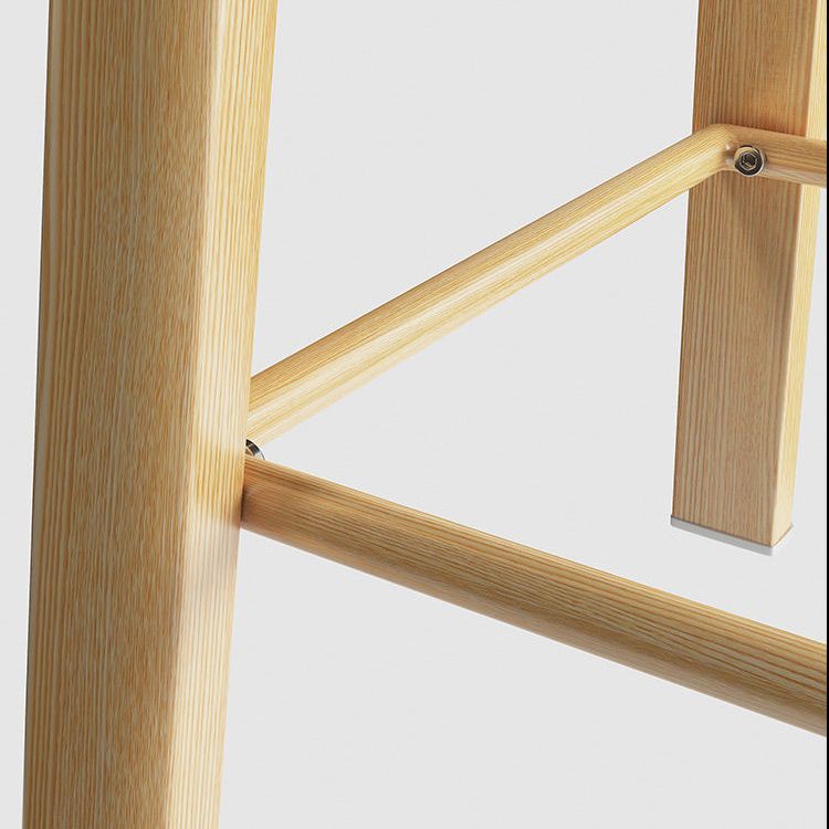 Contemporary Low Back Counter Stool Home Furniture with Footrest