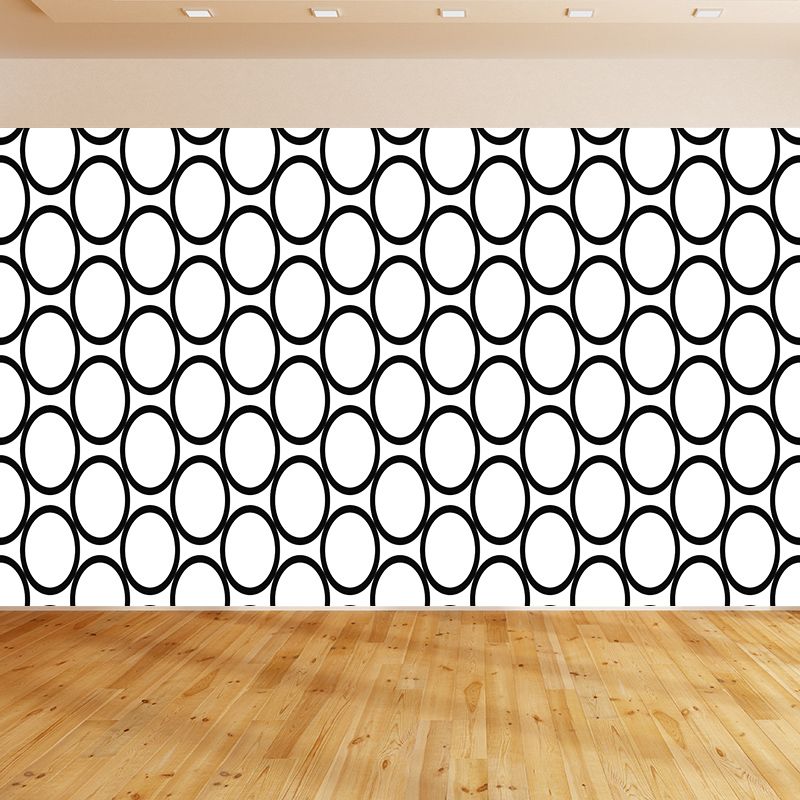 Mildew Resistant Geometry Wall Mural Wallpaper Illustration Wall Mural for Home