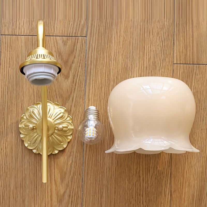 Resin Shade Wall Lights Modern Style Wall Mounted Sconce for Bedroom